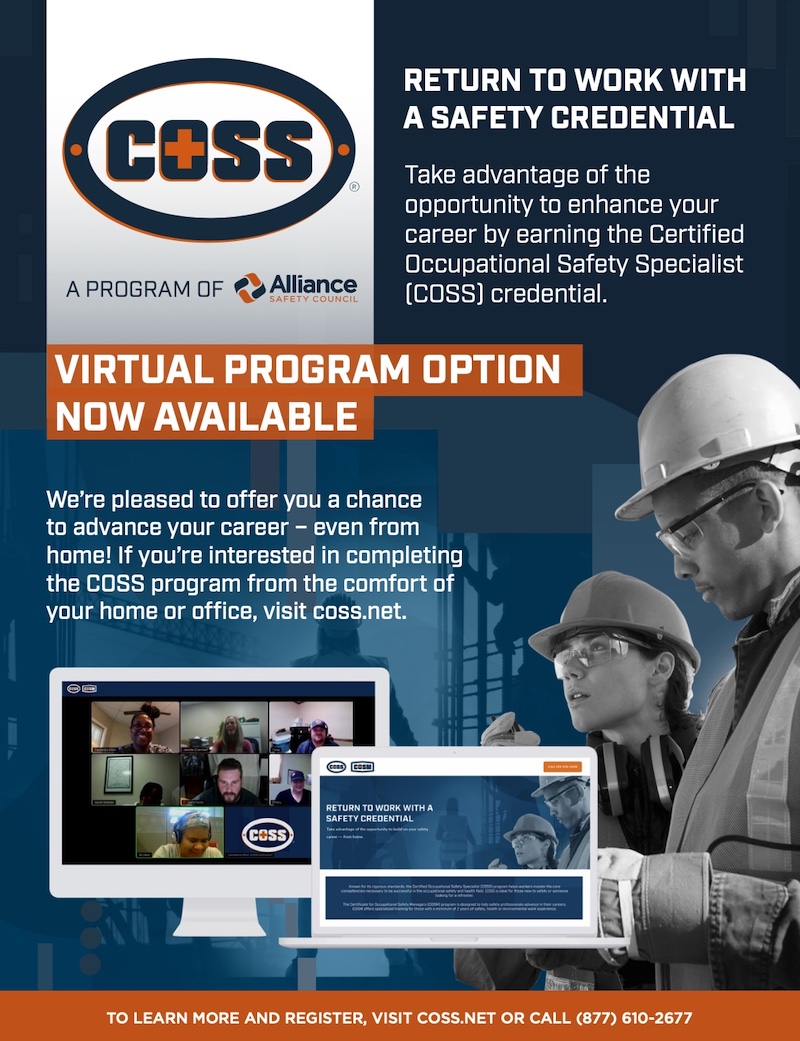 COSS Safety Training Virtual Online and in New Orleans, LA
