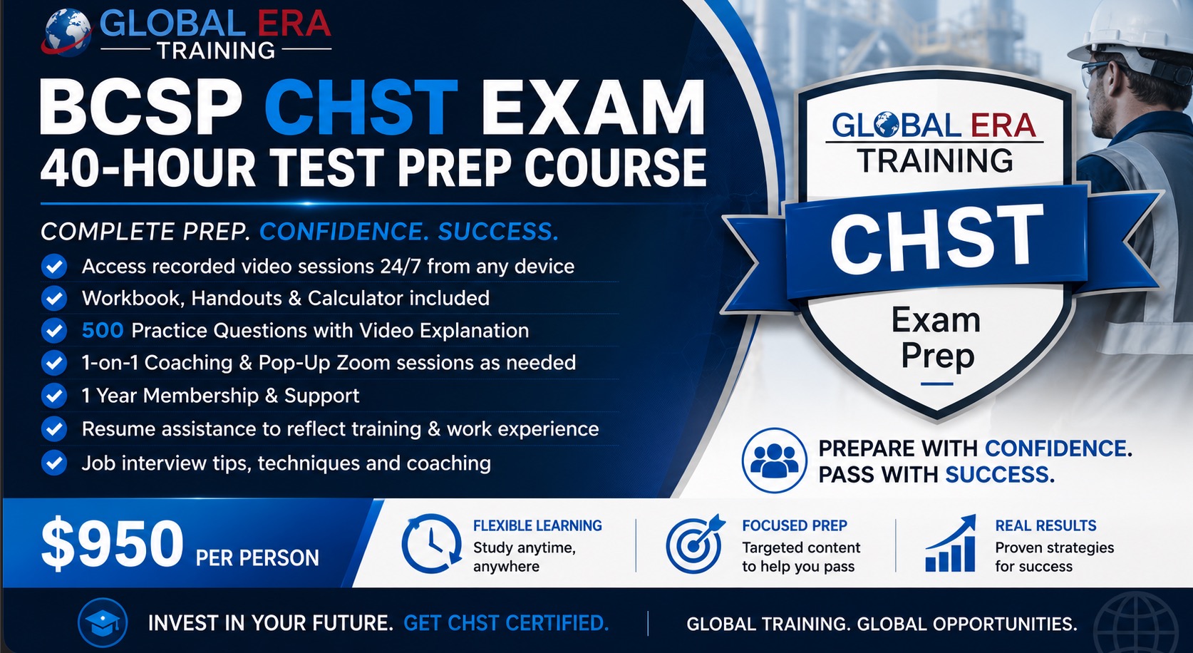 Global Era Ch4Training BCSP CHST Exam Prep Course
